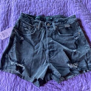 NWT high waisted jean shorts